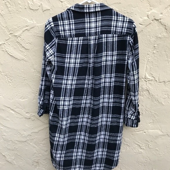 Madewell Plaid Shirt Dress - Picture 2 of 5